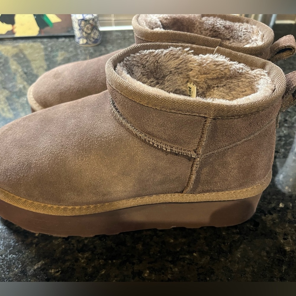 Platform booties